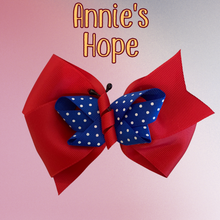 Load image into Gallery viewer, Annie’s Hope Hair Bow