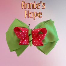 Load image into Gallery viewer, Annie’s Hope Hair Bow